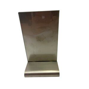 Stainless Steel Tabletop Sign Holder With Detachable Glass Insert 8" x 5"